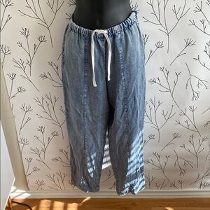 Women's Blue Straight Leg Pants